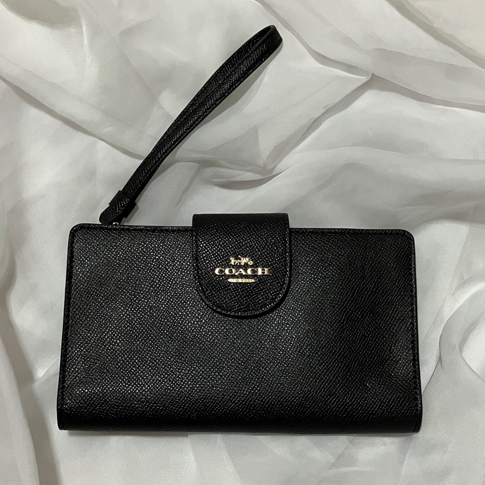 Coach Black Tech Wallet
